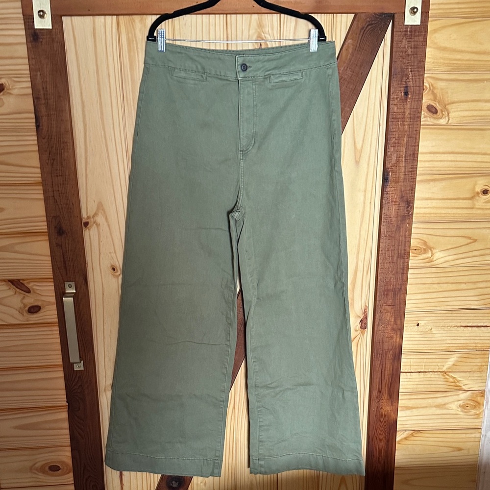 LC Lauren Conrad Olive Wide Leg Pants